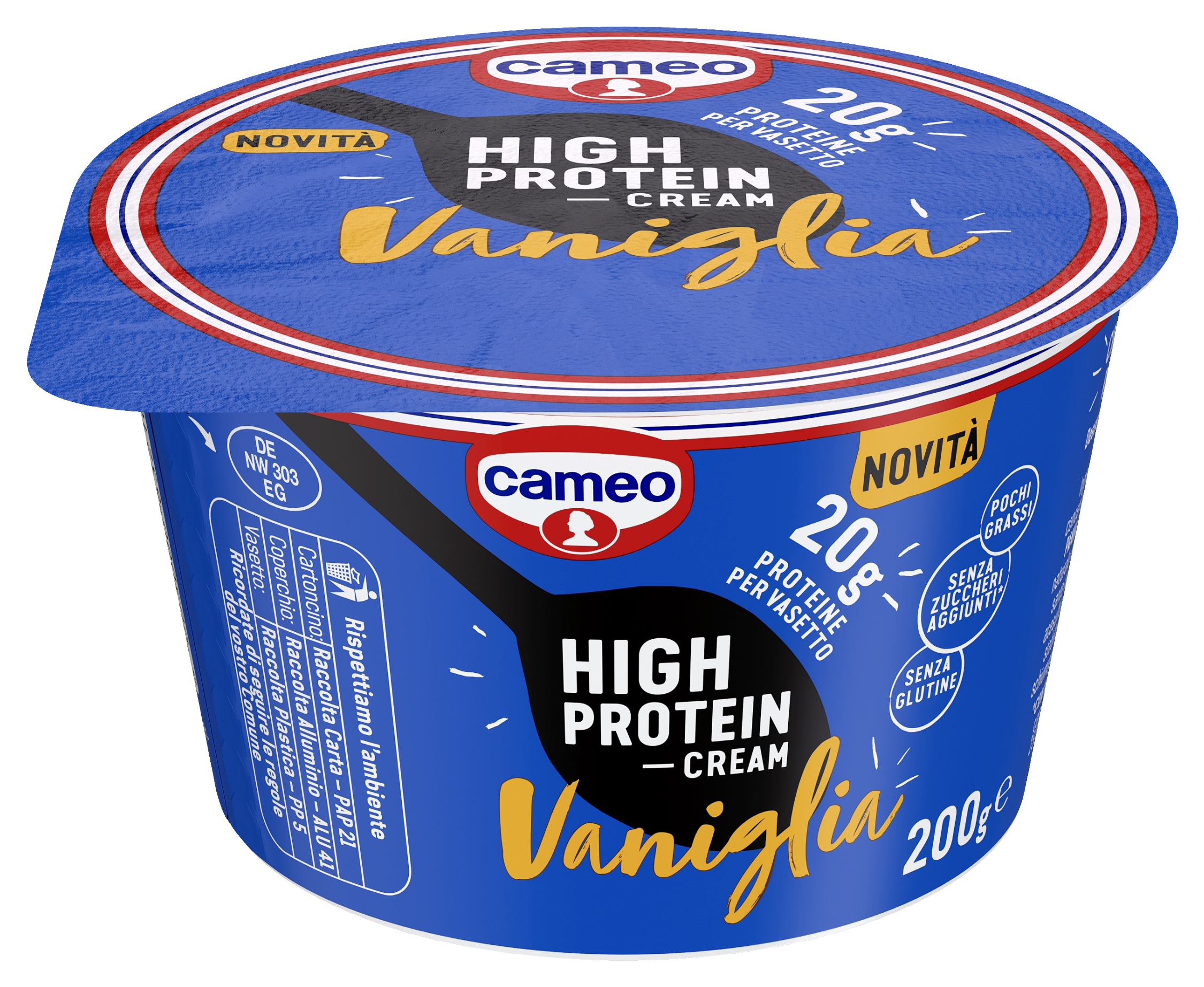 Crema proteica, High Protein Cream